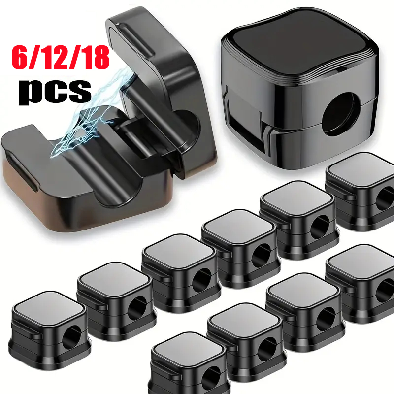 Magnetic Charging Cable - 6/12/18 PCS Organizzatore di cavi magnetici