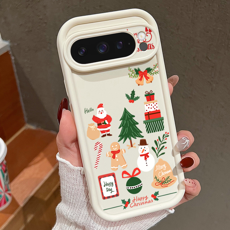 Google Pixel 9 Pro - Custodia morbida per telefono in TPU