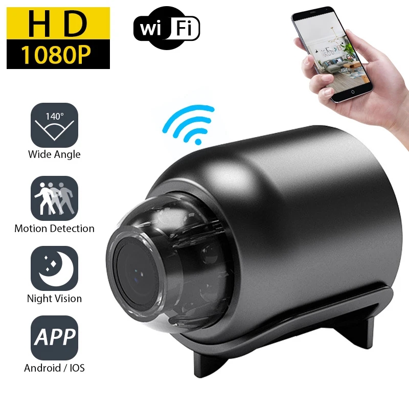 Compact Camera Mirrorless - Mini Telecamera WiFi HD 1080P con