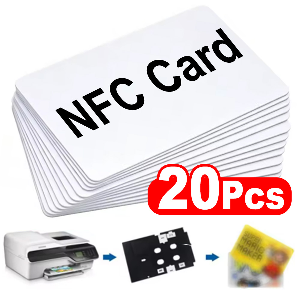 Nfc Tag Programmable - 2-20 Pezzi Ntag216 Ntag215 Ntag213 Carte