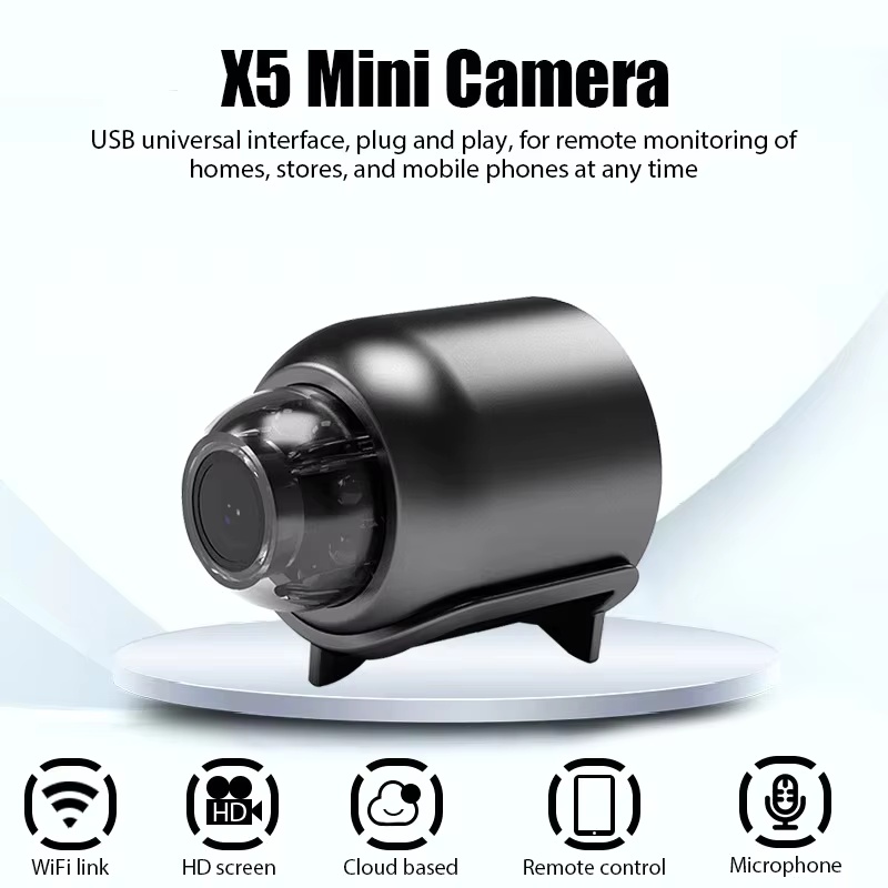 Compact Camera Mirrorless - 1080P Nuova X5 Mini telecamera Visione