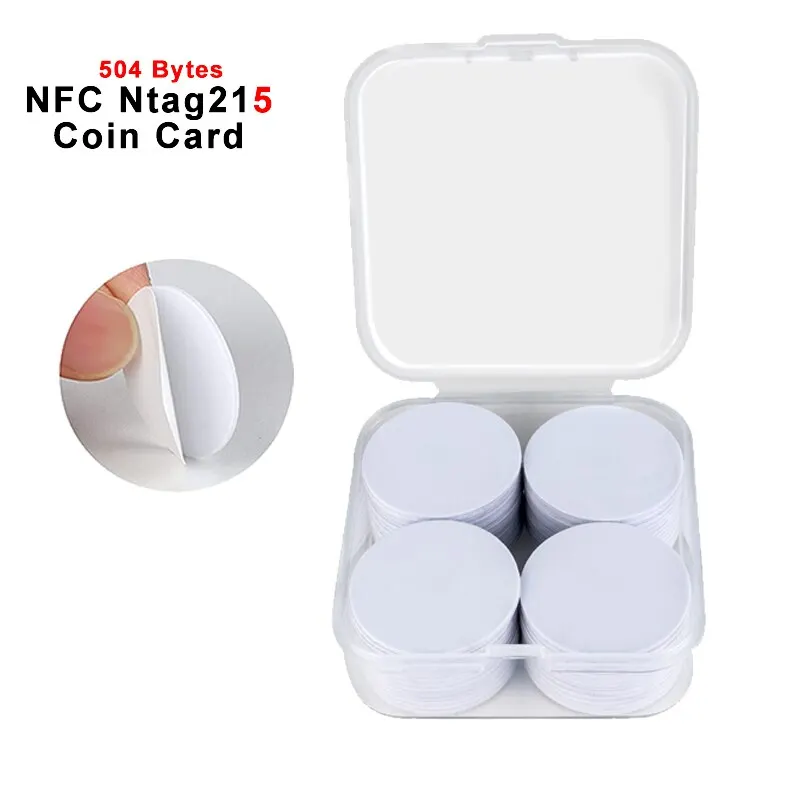 20 pz 13.56 MHz Ntag215 Monete - Nfc Tag Programmable recensione e prezzo