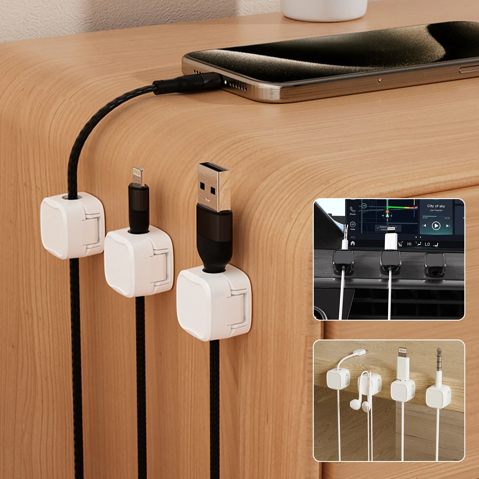 24/6PCS Clip per organizer per - Magnetic Charging Cable recensione e prezzo