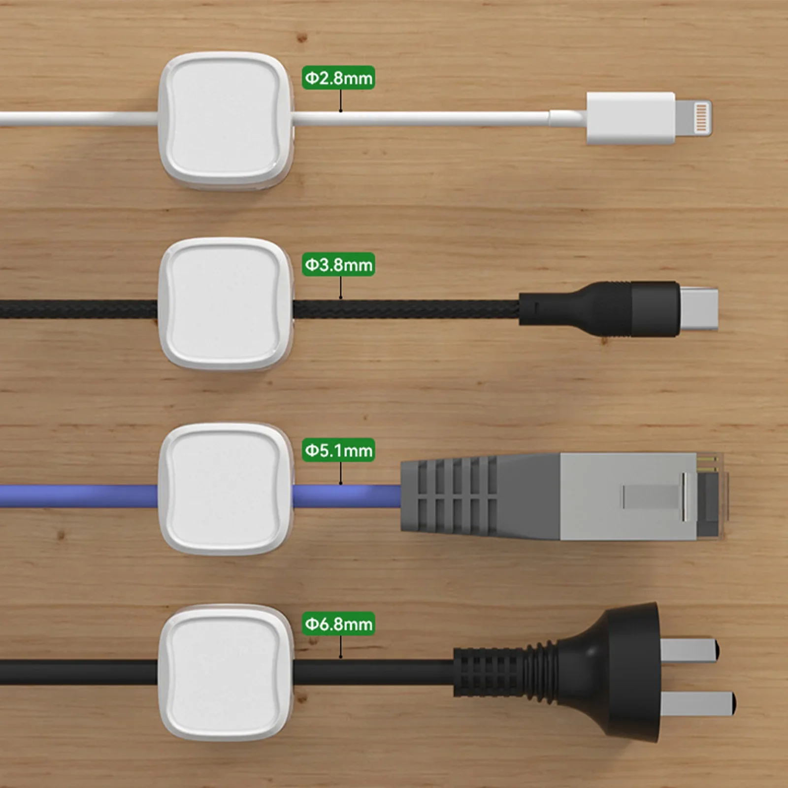 24/6PCS Clip per organizer per - Magnetic Charging Cable recensione e prezzo