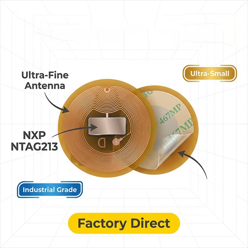 Tag NFC BAAE Diametro 6Mm NXP  - Nfc Tag Programmable recensione e prezzo