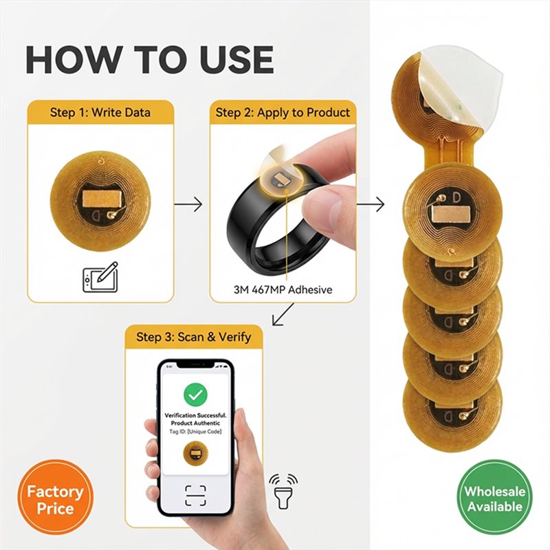 Tag NFC BAAE Diametro 6Mm NXP  - Nfc Tag Programmable recensione e prezzo